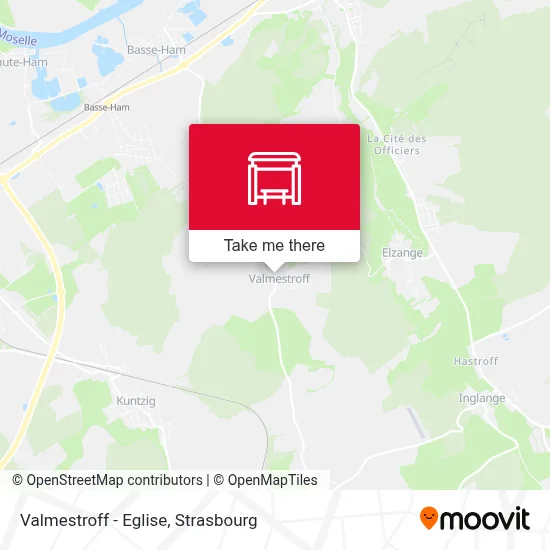 Valmestroff - Eglise map