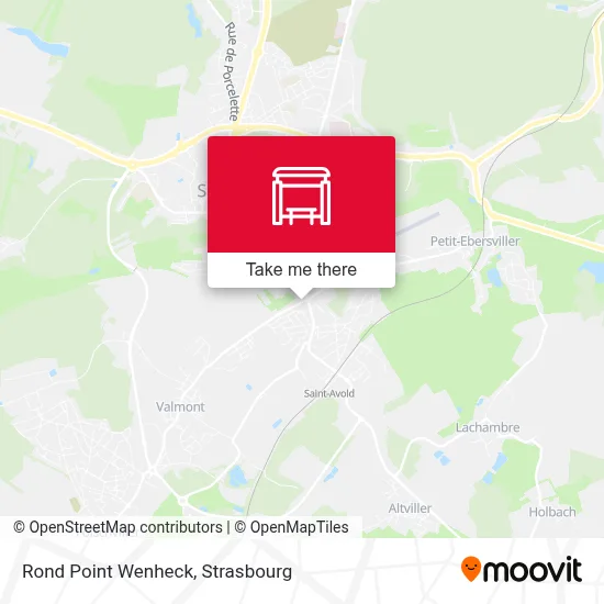 Mapa Rond Point Wenheck