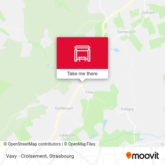 Vaxy - Croisement map