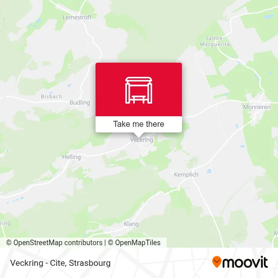 Veckring - Cite map
