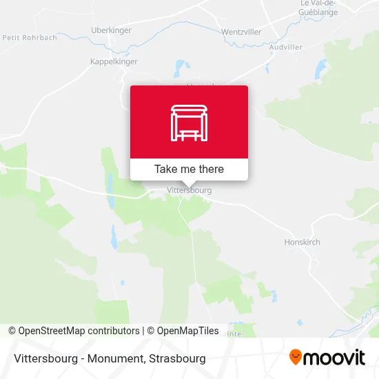 Vittersbourg - Monument map