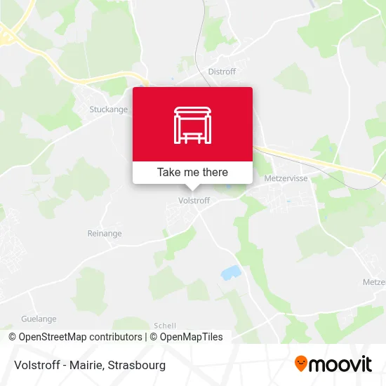 Volstroff - Mairie map