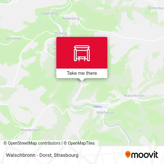 Walschbronn - Dorst map