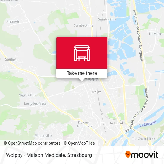 Woippy - Maison Medicale map