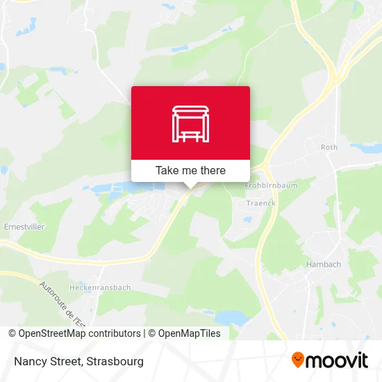Mapa Rue De Nancy
