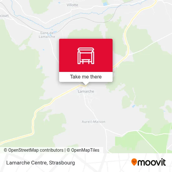 Lamarche Centre map