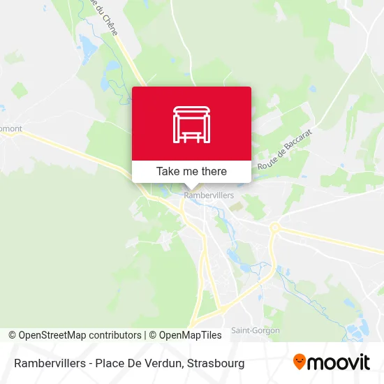 Rambervillers - Place De Verdun map