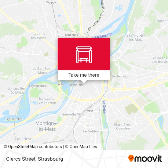 Mapa Rue Des Clercs