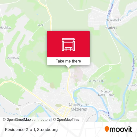Mapa Résidence Groff
