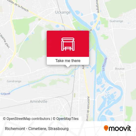 Mapa Richemont - Cimetiere