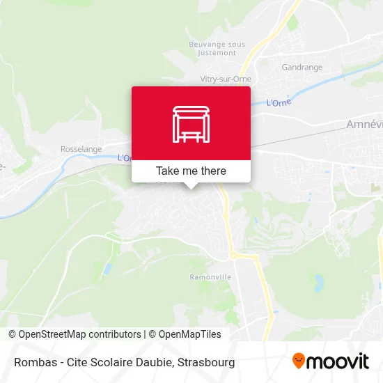 Rombas - Cite Scolaire Daubie map