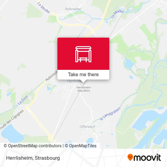 Herrlisheim map