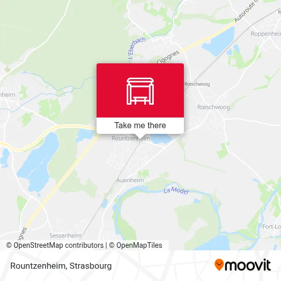 Mapa Rountzenheim