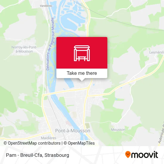 Pam - Breuil-Cfa map