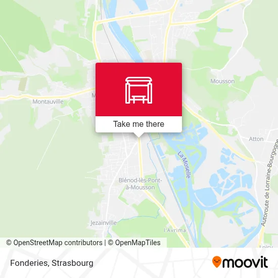 Fonderies map