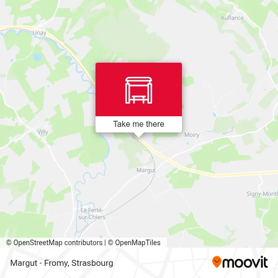 Margut - Fromy map