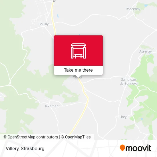 Villery map