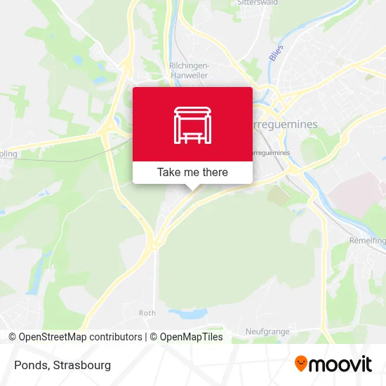 Etangs map