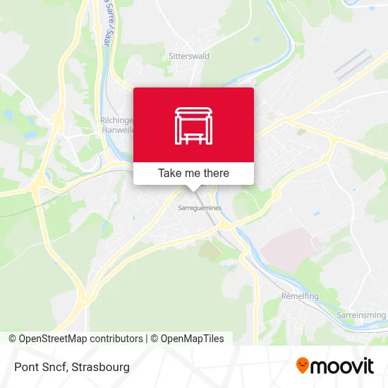 Pont Sncf map