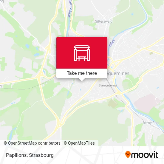 Papillons map