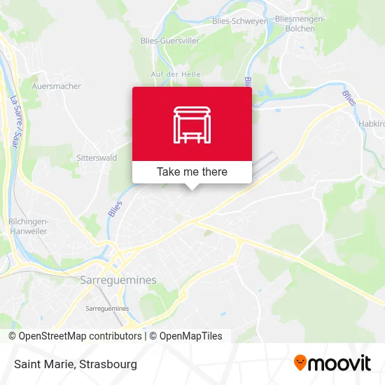 Sainte Marie map