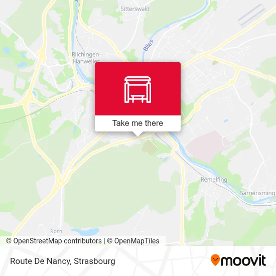 Route De Nancy map