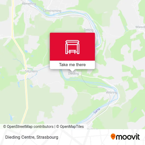 Dieding Centre map