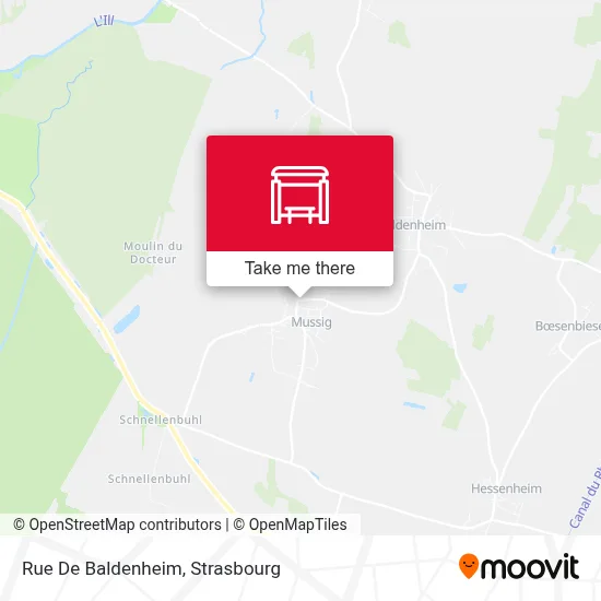 Mapa Rue De Baldenheim