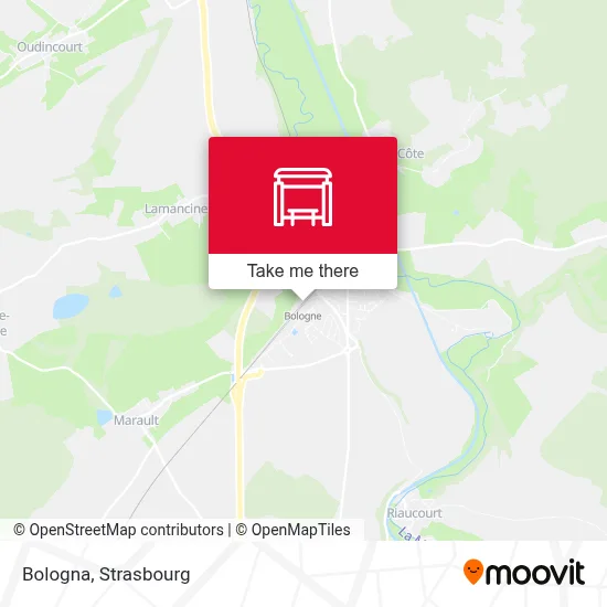 Bologne map