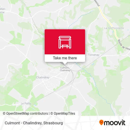 Culmont - Chalindrey map