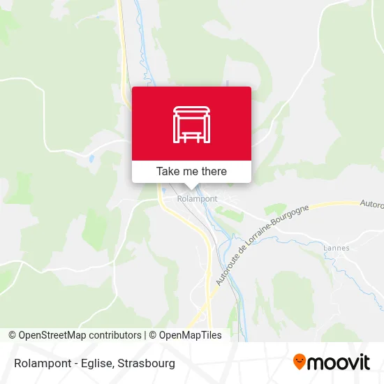 Mapa Rolampont - Eglise