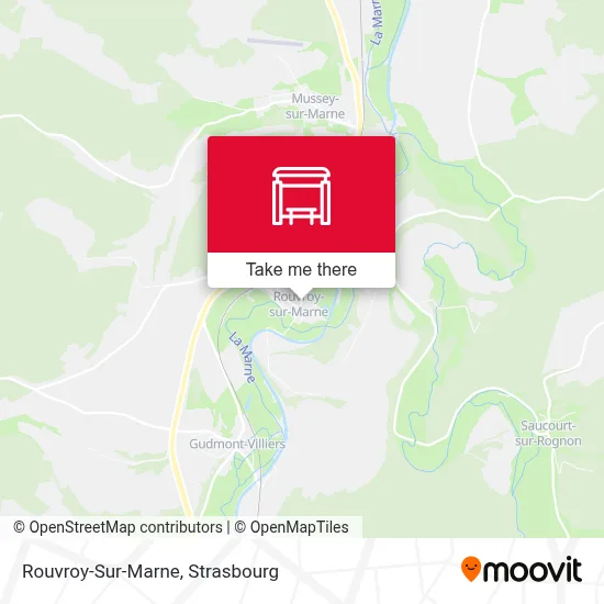 Mapa Rouvroy-Sur-Marne