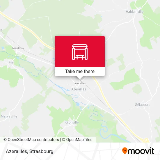 Azerailles map