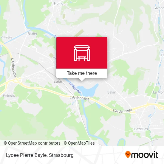 Lycee Pierre Bayle map