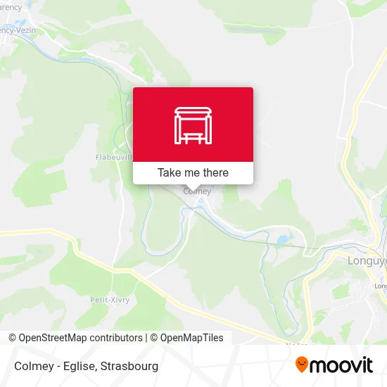 Colmey - Eglise map