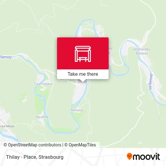 Thilay - Place map