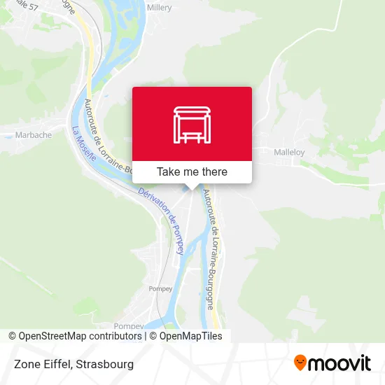 Zone Eiffel map