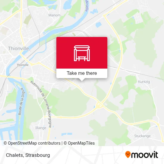 Chalets map