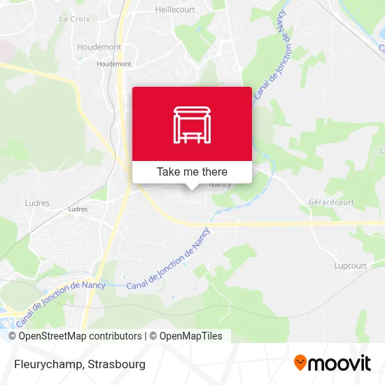 Fleurychamp map