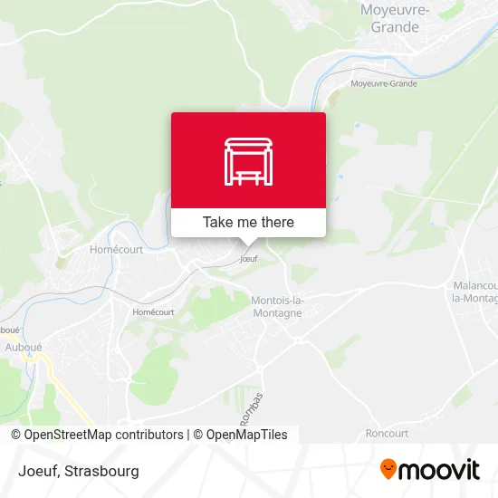 Joeuf map