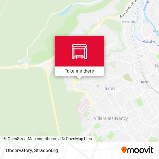 Observatoire map