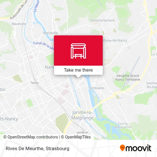 Mapa Rives De Meurthe