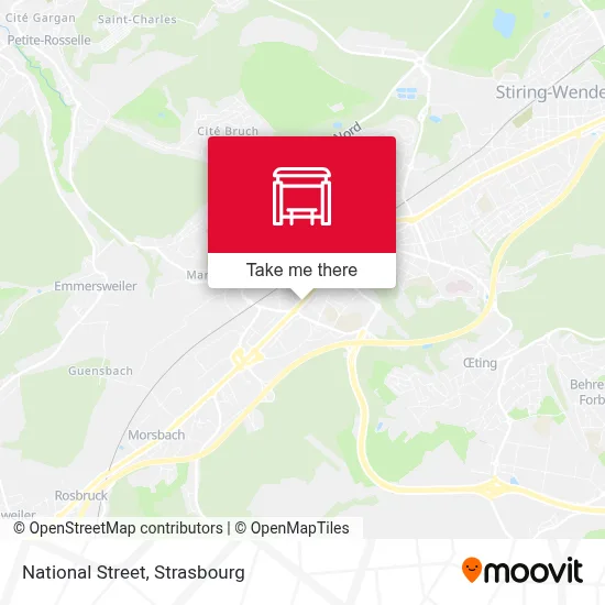 Mapa Rue Nationale