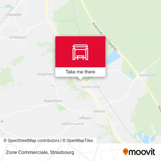 Zone Commerciale map