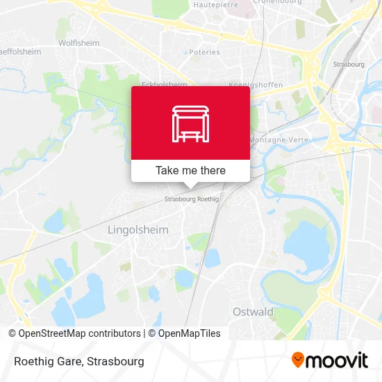 Roethig Gare map