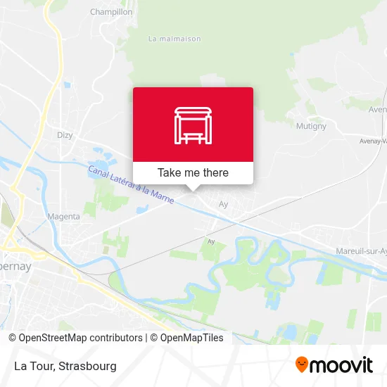 La Tour map