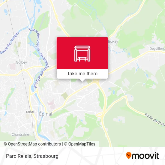 Parc Relais map