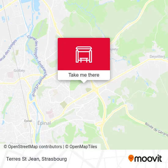 Terres St Jean map