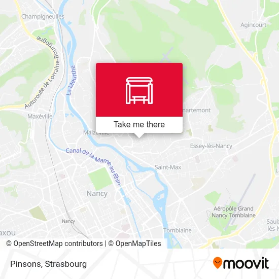 Pinsons map