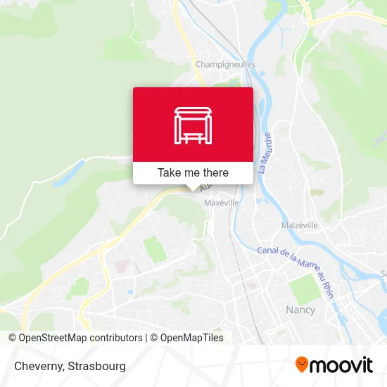 Cheverny map